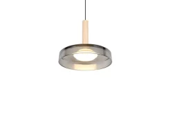 Outlet Trio Lighting riippuvalaisin Celeste LED 1-os mattamusta/kro