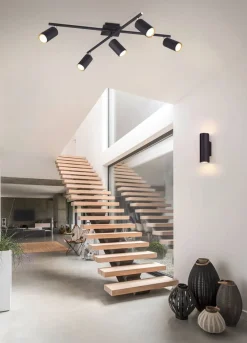 Sale Trio Lighting seinävalaisin Marley 2xGU10 mattamusta