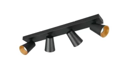 spottivalaisin Sharp 4-os GU10 mattamusta/kult*Trio Lighting New