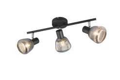 New Trio Lighting spottivalaisin Tarifa 3-os E14 mattamusta/krom