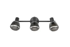 New Trio Lighting spottivalaisin Tarifa 3-os E14 mattamusta/krom