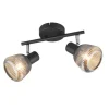 spottivalaisin Tarifa 2-os E14 mattamusta/krom*Trio Lighting Outlet
