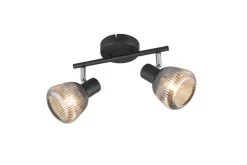 spottivalaisin Tarifa 2-os E14 mattamusta/krom*Trio Lighting Outlet