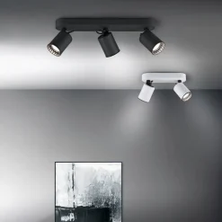 spottivalaisin Pago 3-os GU10 mattamusta*Trio Lighting Online