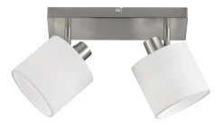 spottivalaisin Tommy 2-os E14 harjattu teräs/v*Trio Lighting Outlet
