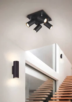 Trio Lighting spottivalaisin Marley 4-os GU10 mattamusta