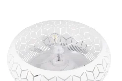 Outlet Trio Lighting tuuletinkattovalaisin Bidar 3xE27 mattavalkoin