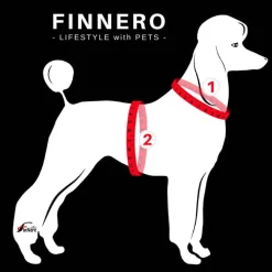 Finnero UKKO Signal Vest Metsästysliivi, punainen/keltainen, S