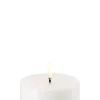New Uyuni LED pöytäkynttilä 7,8x10 cm valkea smooth