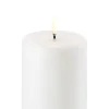 LED pöytäkynttilä 7,8x15 cm valkea smooth*Uyuni Best