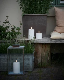 LED-kynttilä ulkokäyttöön 7,8x17,8 cm White*Uyuni Discount