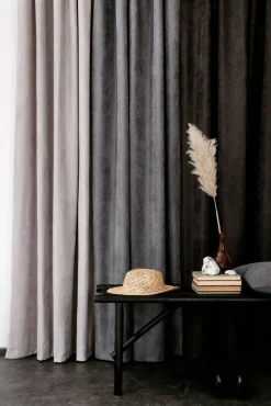 Vallila valmisverho Royal 140x250 cm harmaa