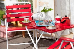 Varax Pöytä Retro 401 punavalkoinen