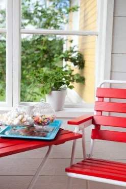 Varax Pöytä Retro 401 punavalkoinen