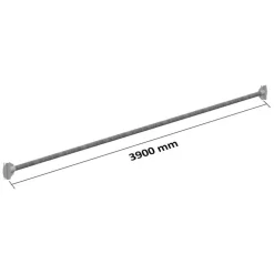 Sale Varax telineen sivutanko+liittimet 110 L sinkitty