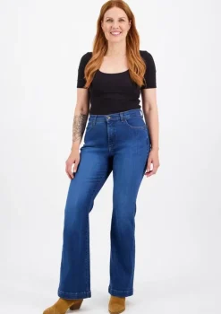 Sale Very Nice farkut Caramel Flare Sininen 66