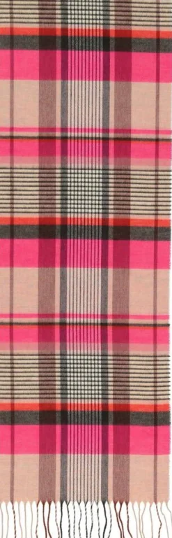 New V.Fraas ruutukaulaliina Cashmink 701043 411 Rosa / Pinkki