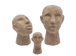 Talvik veistos 30 cm sementti ruskeanharmaa*Villa Collection Online