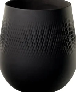 Collier Vaasi 20,5x20,5x22,5cm musta*Villeroy&Boch Online