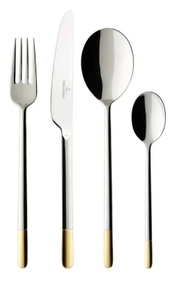 New Villeroy&Boch Ella Partially Gold Plated Aterinsetti 24-os.