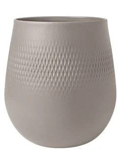 Manufacture Collier vaasi 21x21x23 cm 5,54 L taupe carre*Villeroy&Boch