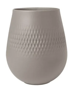 Discount Villeroy&Boch Manufacture Collier vaasi 12x12x15 cm 1,1 L taupe carre