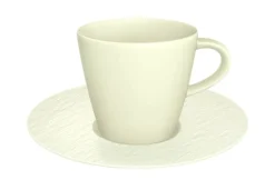 Sale Villeroy&Boch Manufacture Rock kahvikuppi ja alunen valkoinen