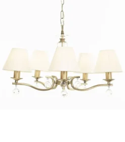 kattokruunu Estelle antiikkimessinki/valkoinen*Virvatuli Sale