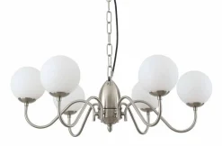 pallokruunuvalaisin Inka sat.kromi matta opalilasi*Virvatuli Discount