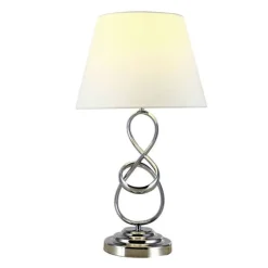 Online Virvatuli pöytävalaisin Ariel kromi/valkoinen