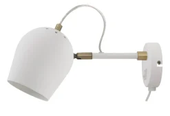 Hot Virvatuli seinävalaisin Cora matta valkea E27