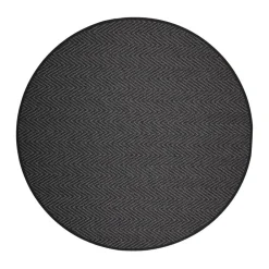 matto Elsa Ø 160 cm musta*VM-Carpet Online