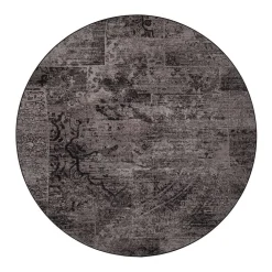 Online VM-Carpet matto Rustiikki ø 133 cm 98 musta