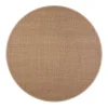 Sisal, 85 taupe, Ø 133 cm, kantti 25 B*VM-Carpet Hot
