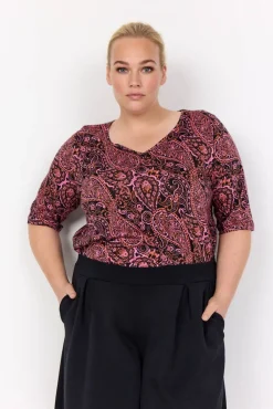 Outlet Wasabi paita Milla 3 9999 Musta / Pinkki