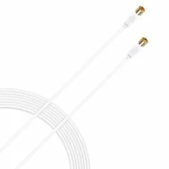 Antennikaapeli 5 m tuplasuojattu valkoinen*Wave Clearance