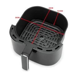 airfryer AFD60B 6 l musta*Wilfa New