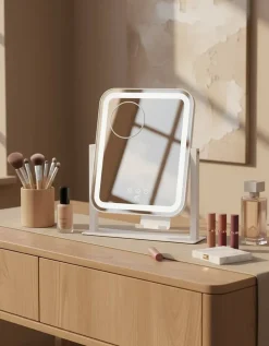 meikkipeili Glowing MI4W-D25 valkoinen*Wilfa Discount