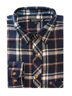 New Woodstock flanellipaita Navy