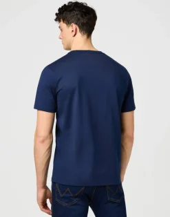Discount Wrangler t-paita 112371471 Small Graphic Tee Regular fit Navy