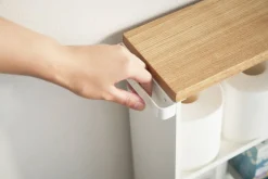 New Yamazaki kapea hyllykkö pyörillä Tower valkoinen