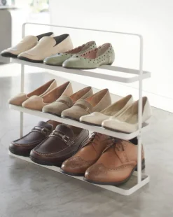 Kenkäteline Tower 3 hyllyä valkoinen*Yamazaki Outlet