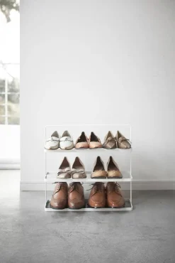 Kenkäteline Tower 3 hyllyä valkoinen*Yamazaki Outlet