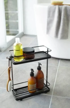 kylpyhuoneen hylly Tower musta*Yamazaki Hot