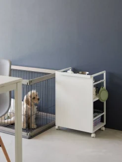 säilytysvaunu Tower 2 tasoa valkoinen*Yamazaki New