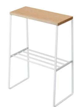 Sale Yamazaki sivupöytä puukannella valkoinen