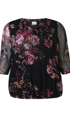 Discount Zhenzi pusero Jimena 33800 rosa/musta